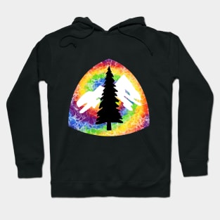 Pacific Crest Trail tie dye hangtag Hoodie